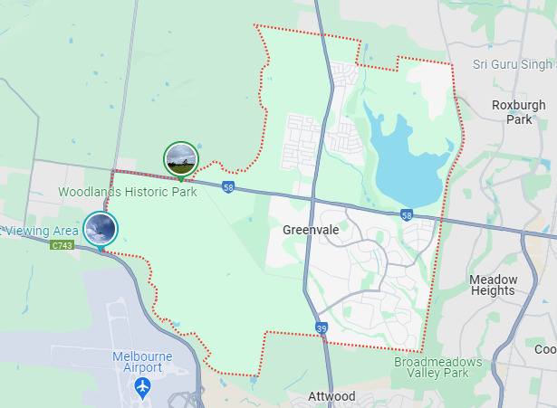 Greenvale map area