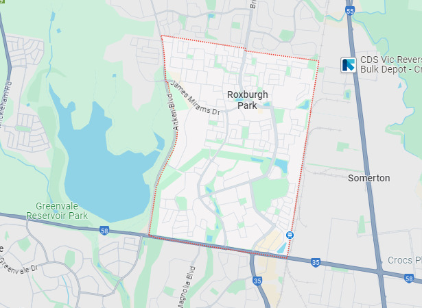 Roxburgh Park map area